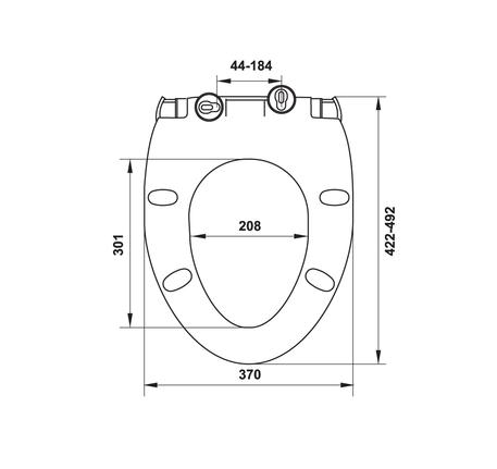 SP - Bộ nắp cho bồn cầu 588.79.400 Hafele 588.79.590